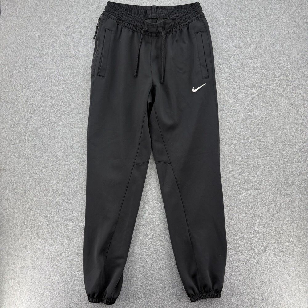 Nike Women's Dri-FIT Basketball Jogger Pants Black Elastic Waist Size Large